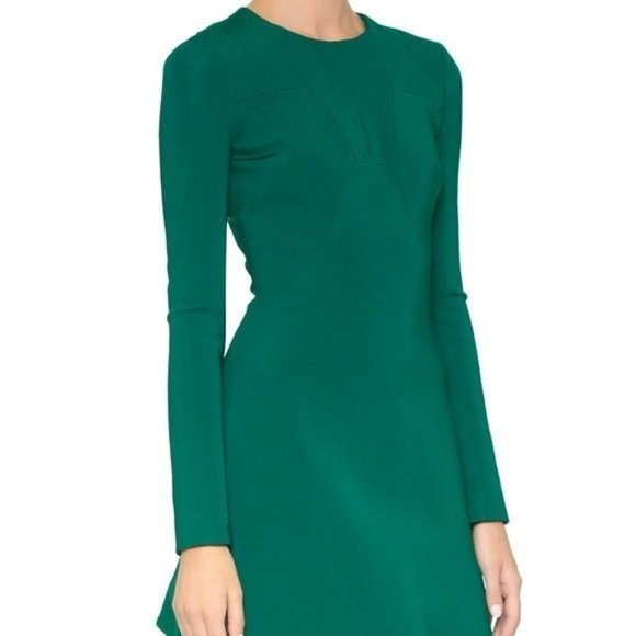 CUSHNIE ET OCHS Emerald Long Sleeve Dres - Picture 2 of 10